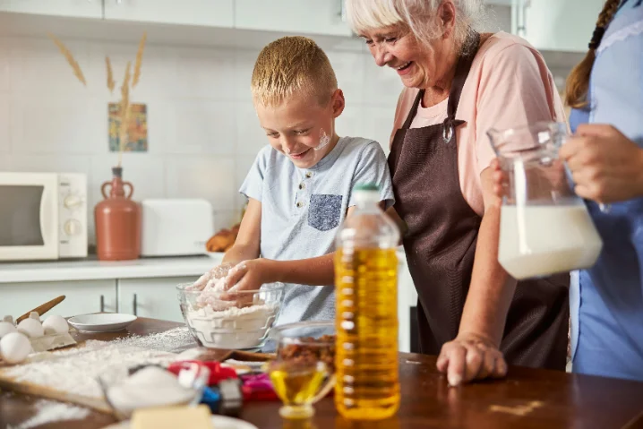 Grandma in the kitchen